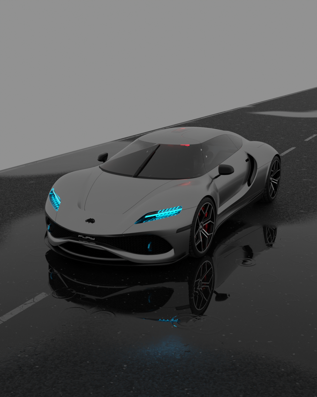 3D Car Modeling - Detailed exterior visualization project